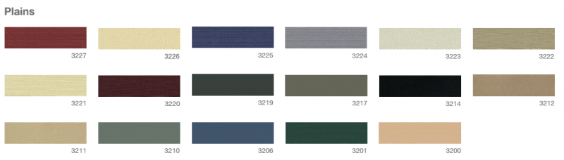 Defab Somerton Canvas Plain Colour Options